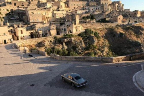Vista panoramica dei Sassi di Matera, location del film No Time To Die