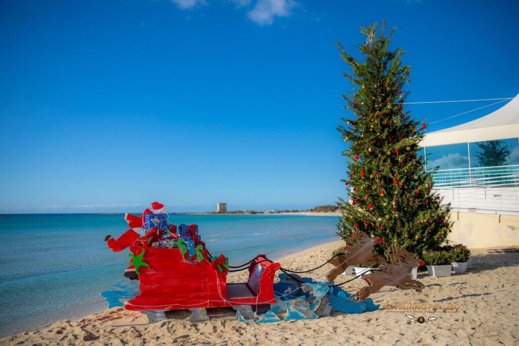 Natale in spiaggia Porto Cesareo