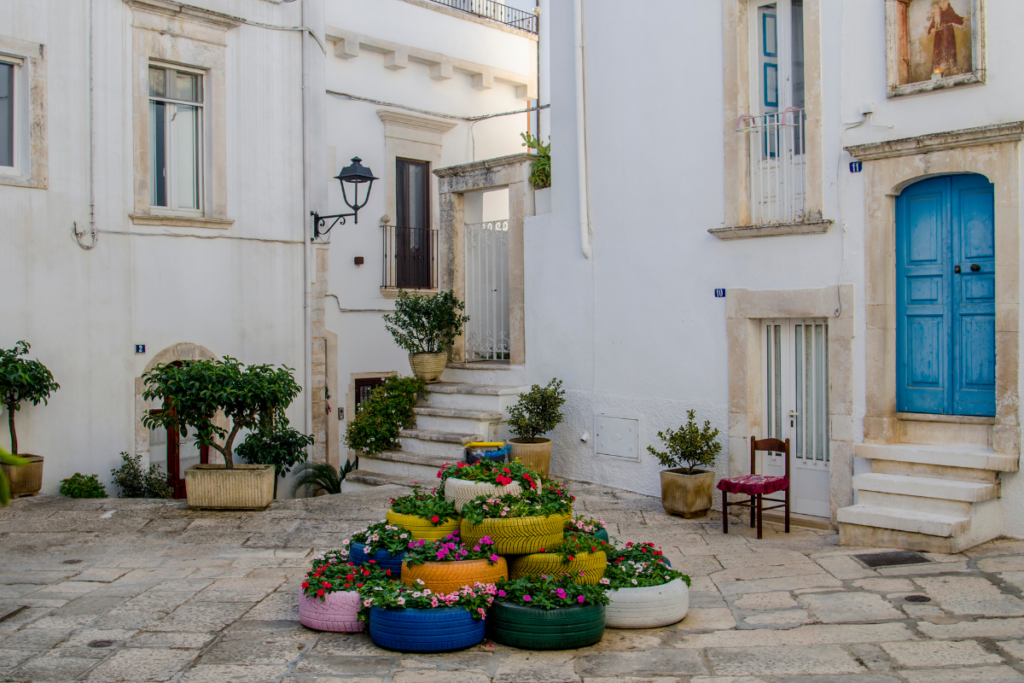 Centro storico di Martina Franca con vicoli pittoreschi e palazzi storici