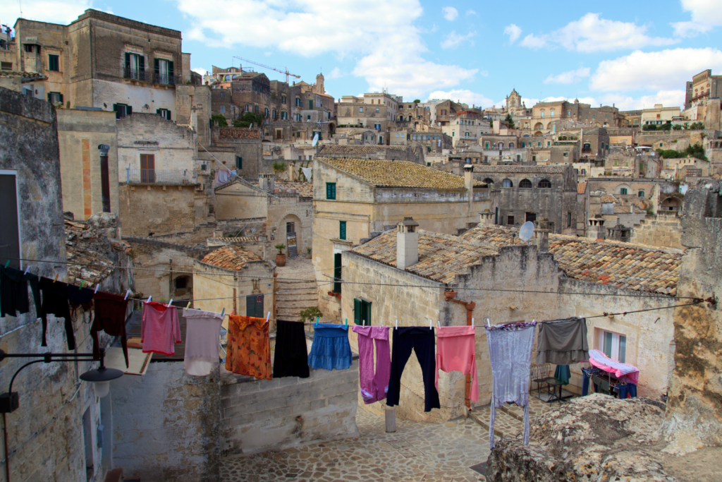 Casa Grotta di Matera, esempio di abitazione tradizionale scava nella roccia, all'interno dei Sassi