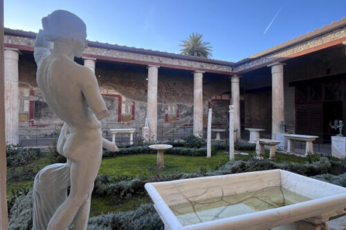 Immagine degli scavi di Pompei, sito archeologico patrimonio dell'UNESCO