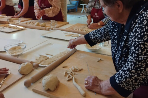 Clase de cocina con pasta fresca cerca de Lecce en Masseria en Martano