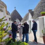 Vista panorámica de los alberobello trulli desde el Mirador Santa Lucia
