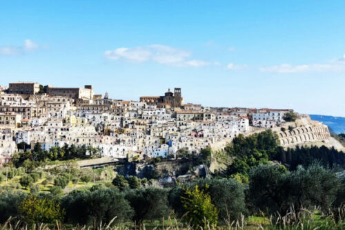 Vista panoramica su Ferrandina, luogo del tour guidato a Ferrandina, provincia di Matera