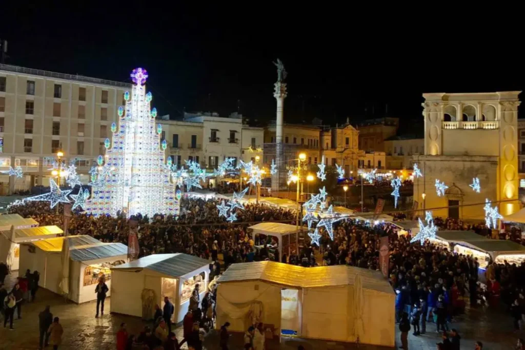 Mercatini di Natale in Piazza Mazzini a Lecce