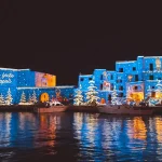 Decorazioni luminose artistiche a Monopoli durante il Natale